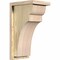 Ekena Millwork Yorktown Rough Sawn Corbel w/Backplate, Douglas Fir, 8"W x 10"D x 18"H COR08X10X18YOR01RDF - alternate 1